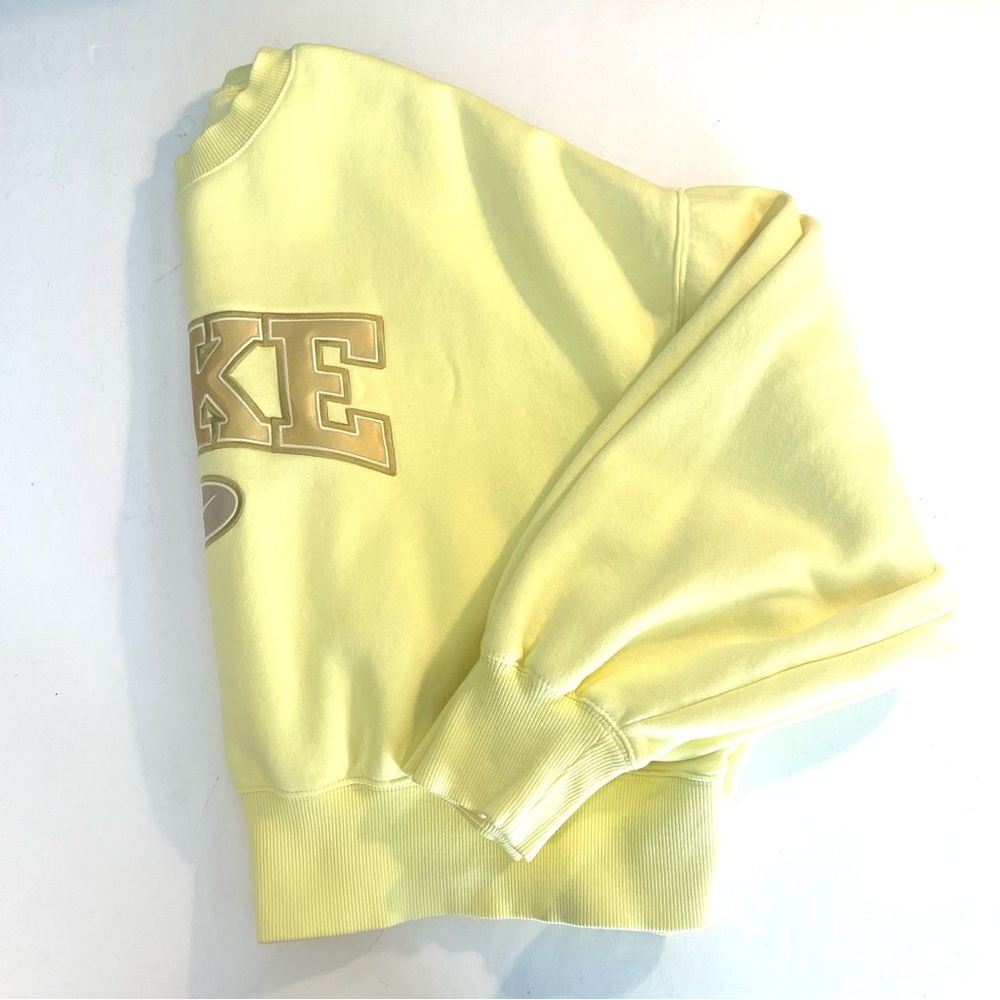 Nike Yellow Logo Crewneck Sweatshirt - Picture 2 of 11